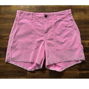 Carve Designs Women’s 6 Shorts Corduroy Organic Cotton Blend Stretch Pink